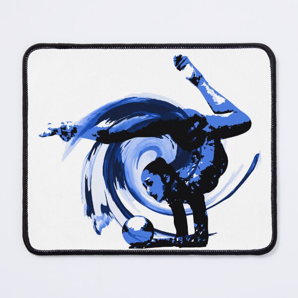 Item preview, Rhythmic gymnast with ball (blue color) designed and sold by Elenia Design.