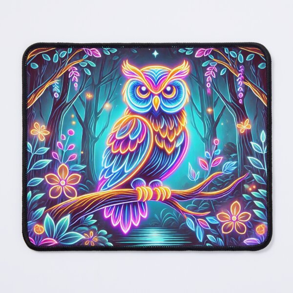 Item preview, Luminous Owl – Guardian of Nighttime Secrets designed and sold by AmigosFurEver.