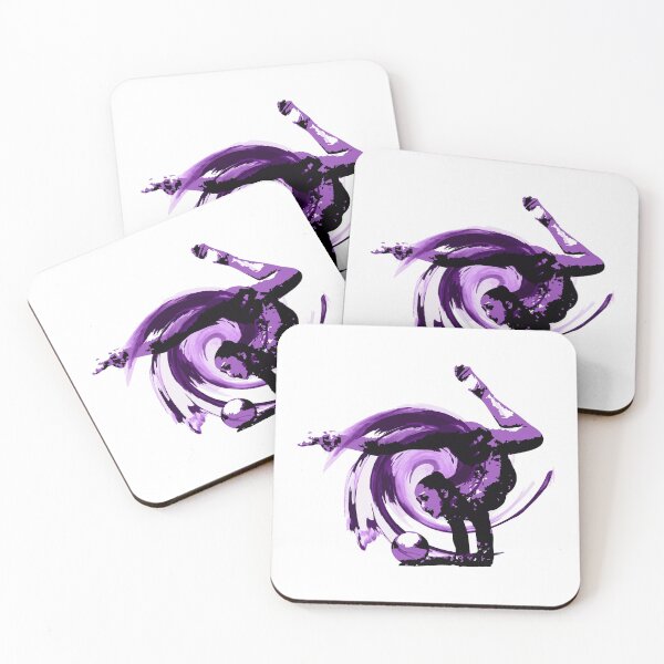 Item preview, Rhythmic gymnast with ball (purple color) designed and sold by Elenia Design.