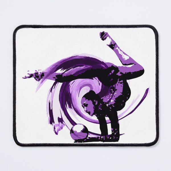 Item preview, Rhythmic gymnast with ball (purple color) designed and sold by Elenia Design.