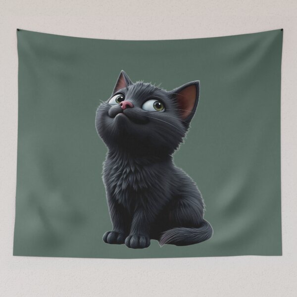 Item preview, The sweetness of a curious cat designed and sold by Turko762.