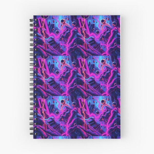 Item preview, Vibrant Neon Art Worlds Digital Odyssey Cyberpunk Surreal designed and sold by ART ATTACK ZONE.
