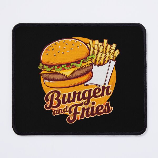 Item preview, Classic Burger And Fries Vintage Retro Style designed and sold by SteezeeStore.