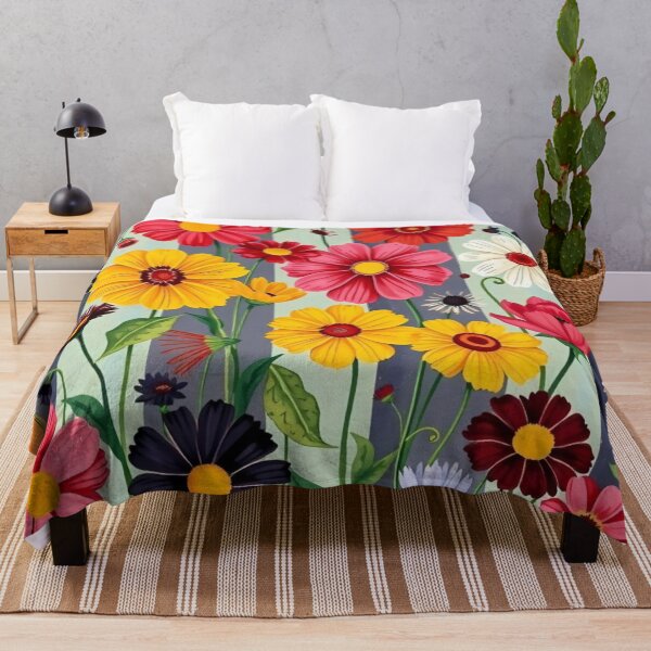Item preview, Floral Symphony – Colorful Wildflower Bloom designed and sold by SparkyBamBam.