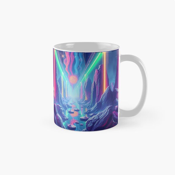Item preview, Lights Neon Art Worlds Digital Odyssey Cyberpunk Surreal designed and sold by ART ATTACK ZONE.