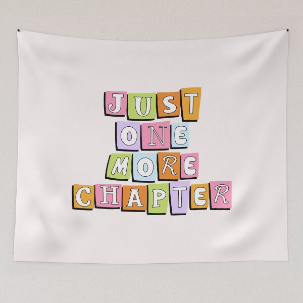 Item preview, Just One More Chapter designed and sold by the bookish shop.