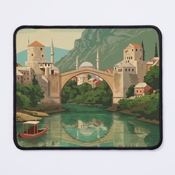 Item preview, Old bridge Mostar city designed and sold by TrendSh0p.