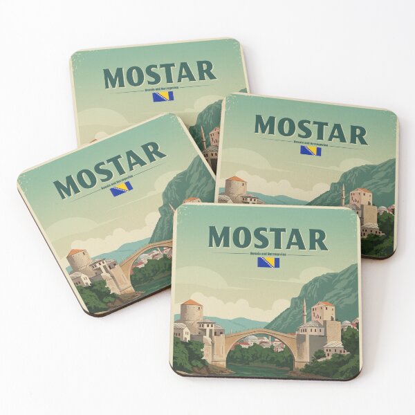 Item preview, Old bridge Mostar city designed and sold by TrendSh0p.