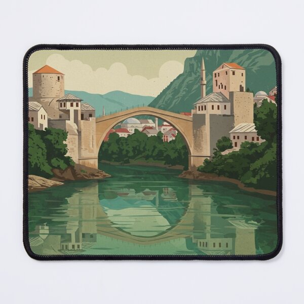 Item preview, Old bridge Mostar city designed and sold by TrendSh0p.