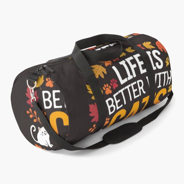 Item preview, Life is Better with Cats - Cat Lover's Inspirational Quote Tee designed and sold by joanwatson45.