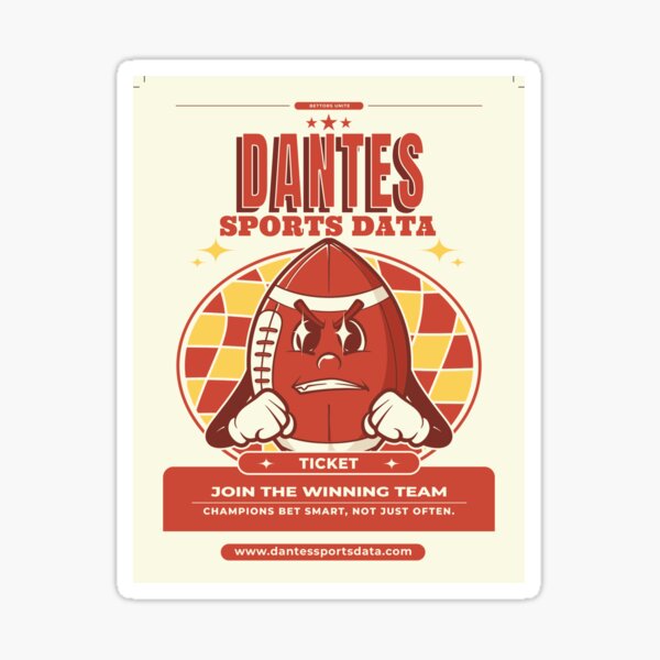 classic football poster Sticker