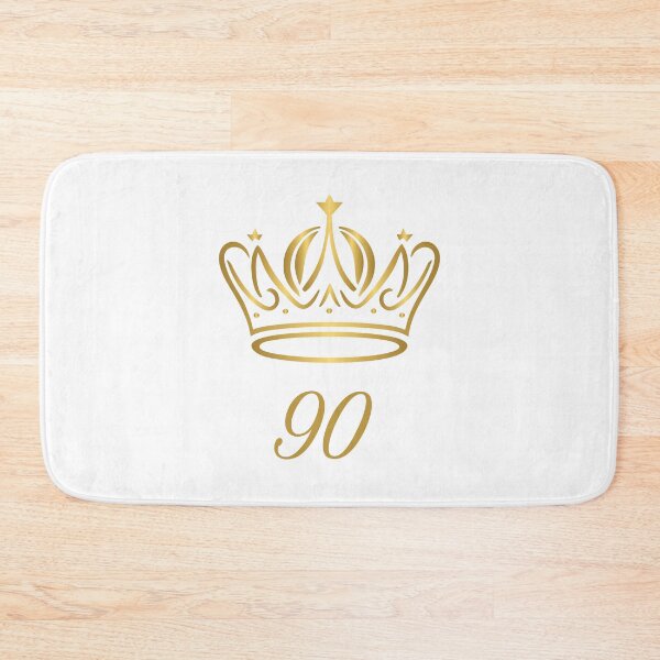 Item preview, 90 Years of Age, King or Queen with Golden Crown,  Royalty  designed and sold by AASparksDesigns.