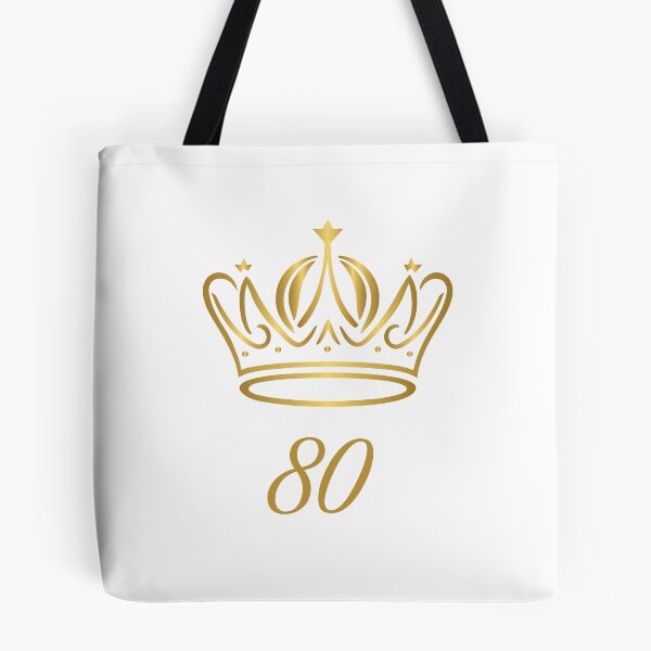 Item preview, 80 Years of Age, King or Queen with Golden Crown,  Royalty  designed and sold by AASparksDesigns.