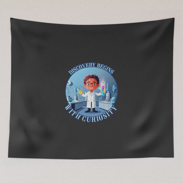 Item preview, Discovery Begins with Curiosity designed and sold by Migiteart.