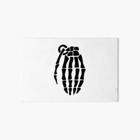 Item preview, Hand Skull Skeleton Grenade Design designed and sold by Windsordecal.