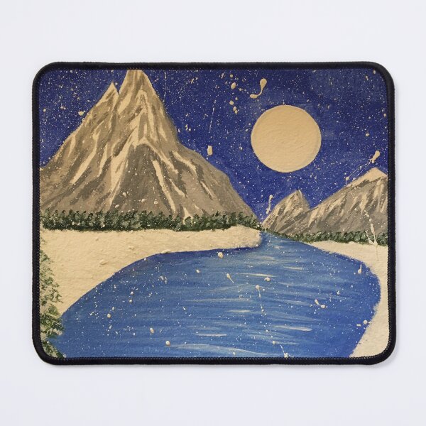Item preview, Winter Mountain Scene designed and sold by GraceNoteCards.