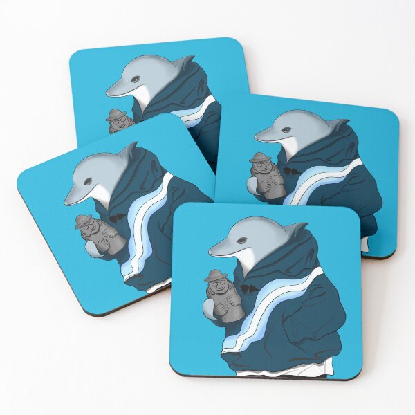 Item preview, Dolharbang and Dolphin with hoodie designed and sold by Bella-Illust.