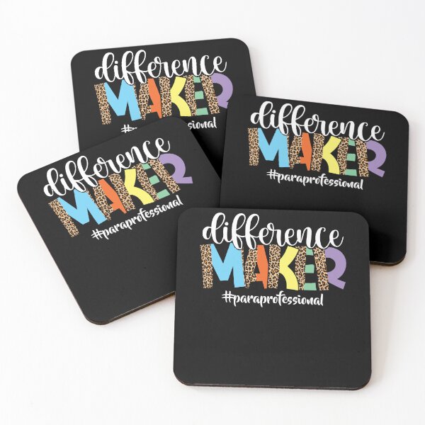 Item preview, Difference Maker Paraprofessional Leopard Teacher Aide designed and sold by Dressed For  Duty.