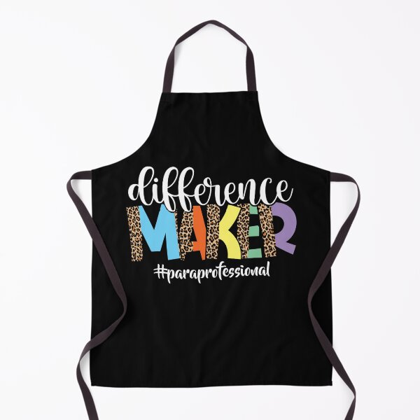 Item preview, Difference Maker Paraprofessional Leopard Teacher Aide designed and sold by Dressed For Duty.