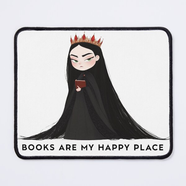 Item preview, Books are my happy place designed and sold by Ilze Lucero.