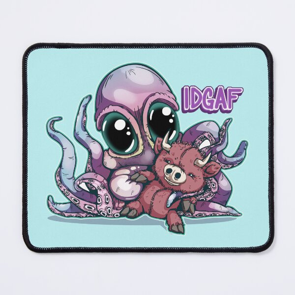 Item preview, Baby Octopus with Highland Cow Stuffie: IDGAF designed and sold by iduzarts.