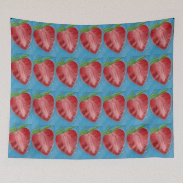 Item preview, Strawberry illustration designed and sold by Macartt.