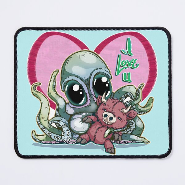 Item preview, Baby Octopus with Highland Cow Stuffie: I Love You designed and sold by iduzarts.