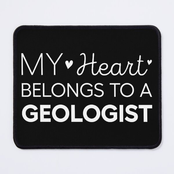 Item preview, My Heart Belongs To A Geologist Cute Geologist designed and sold by RareBunny.
