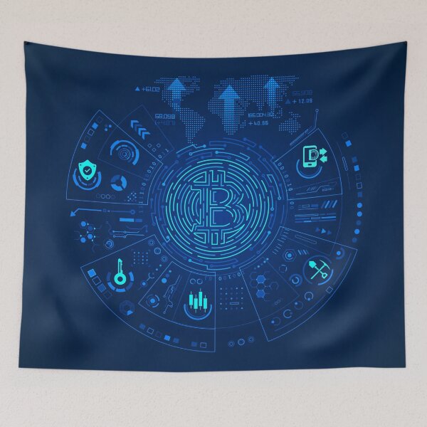 Item preview, cryptocurrency technology bitcoin  financial technology element designed and sold by NiamLab.