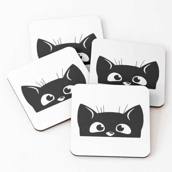 Item preview, Peaking Cute Cat designed and sold by Windsordecal.