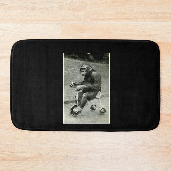 Item preview, Vintage Chimpanzee Monkey Riding Tricycle Chimp Funny designed and sold by Dressed For  Duty.