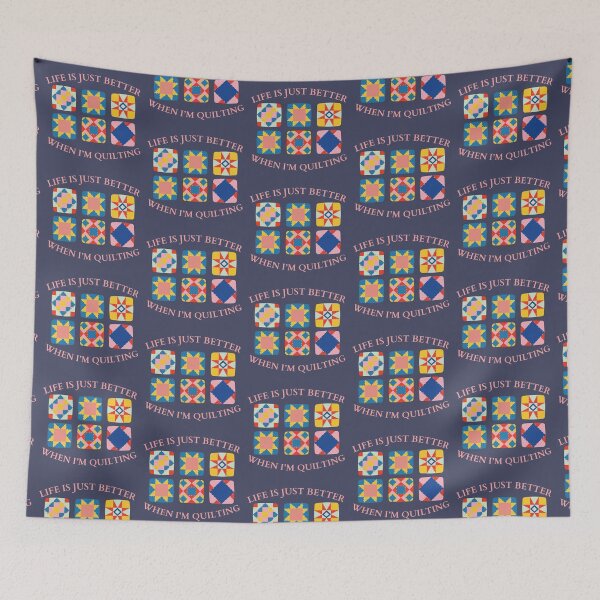 Item preview, Life Is Just Better When I'm Quilting - Funny Quilter designed and sold by Wiss2Arts.