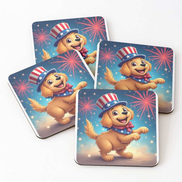 Item preview, Patriotic Pup Parade (4th of July) designed and sold by duke818.