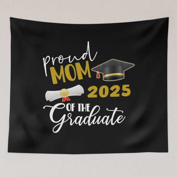 Item preview,  Proud Mom of a Class of 2025 Graduate Senior Grad Gift designed and sold by R&BApparel.