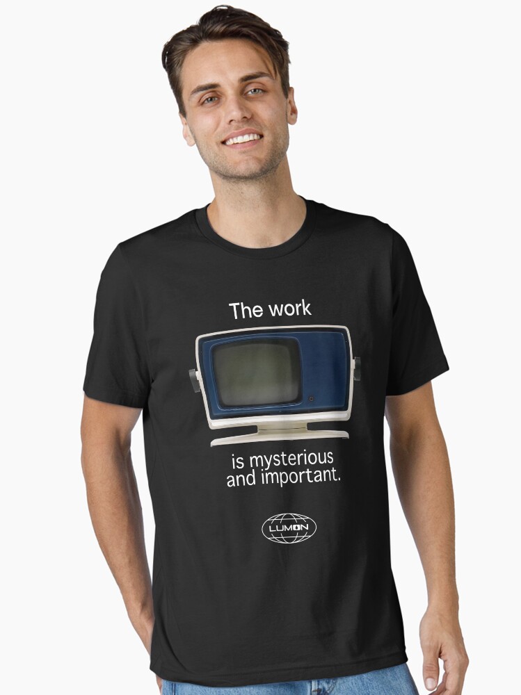 Thumbnail 1 von 7, Essential T-Shirt, Die Arbeit ist geheimnisvoll und wichtig Trennung designt und verkauft von Jalkaouita.