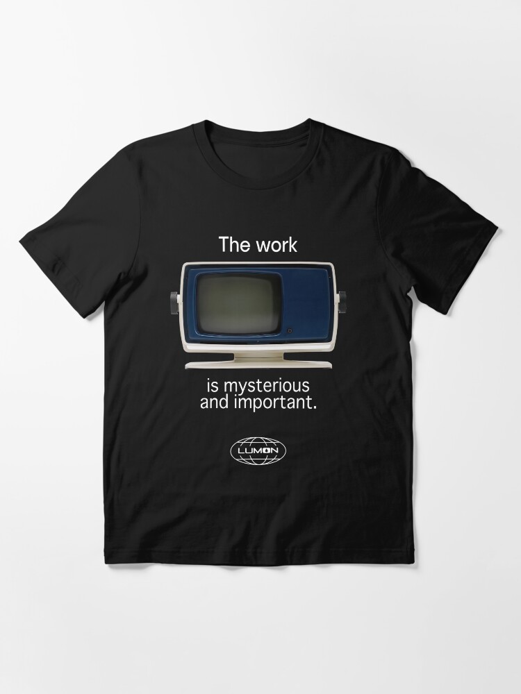 Thumbnail 3 von 7, Essential T-Shirt, Die Arbeit ist geheimnisvoll und wichtig Trennung designt und verkauft von Jalkaouita.