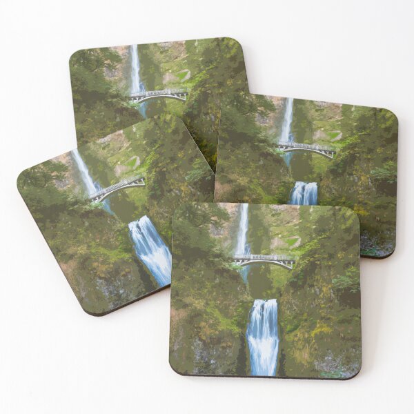 Item preview, Multnomah Falls Poster designed and sold by pwa25.