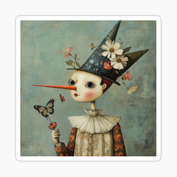 Pinnochio Sticker