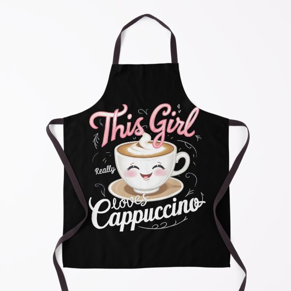 Item preview, This Girl Loves Cappuccinos designed and sold by PlanetMarker.