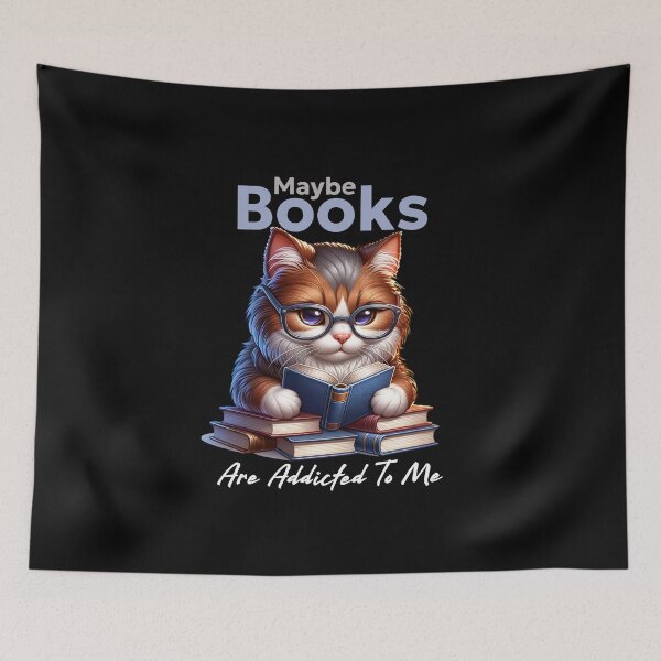 Item preview, Maybe Books are Addicted to Me designed and sold by InspireGlow.
