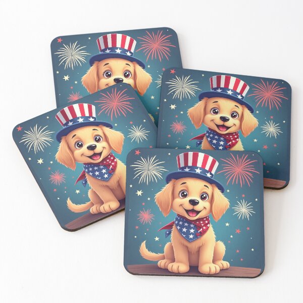 Item preview, Patriotic Pup Parade (4th of July) designed and sold by duke818.