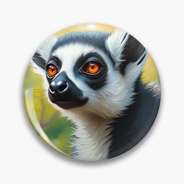 Item preview, Ring Tailed Lemur Portrait Wild Forest Animals designed and sold by kakarikihill.
