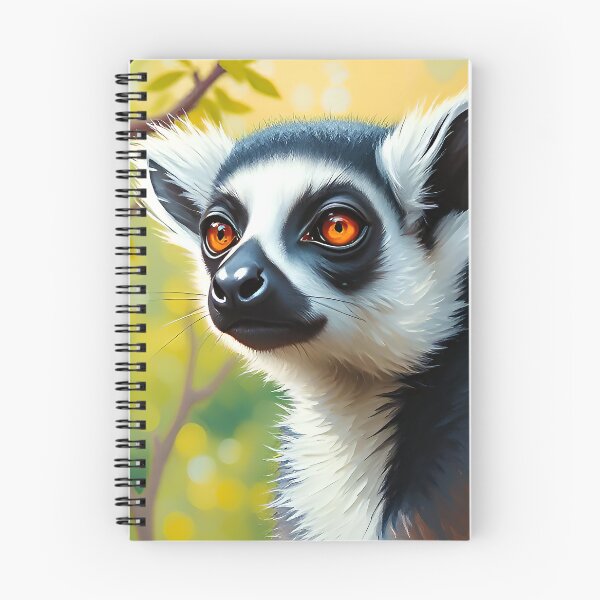 Item preview, Ring Tailed Lemur Portrait Wild Forest Animals designed and sold by kakarikihill.