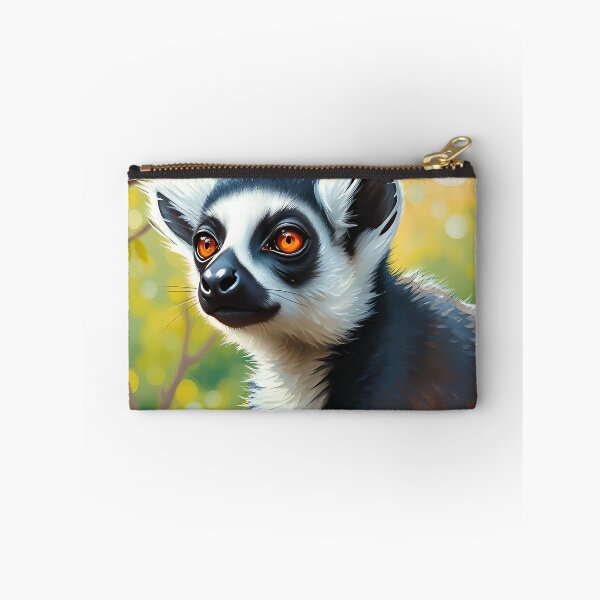 Item preview, Ring Tailed Lemur Portrait Wild Forest Animals designed and sold by kakarikihill.