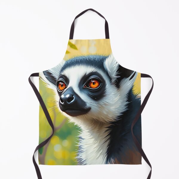 Item preview, Ring Tailed Lemur Portrait Wild Forest Animals designed and sold by kakarikihill.