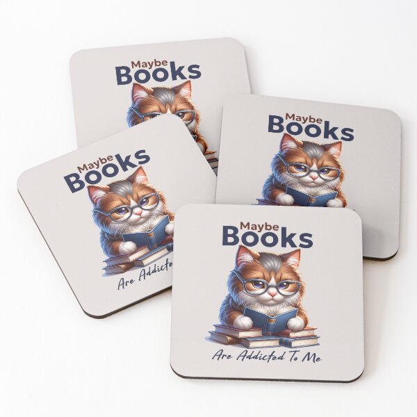 Item preview,  Maybe Books are Addicted to Me designed and sold by InspireGlow.