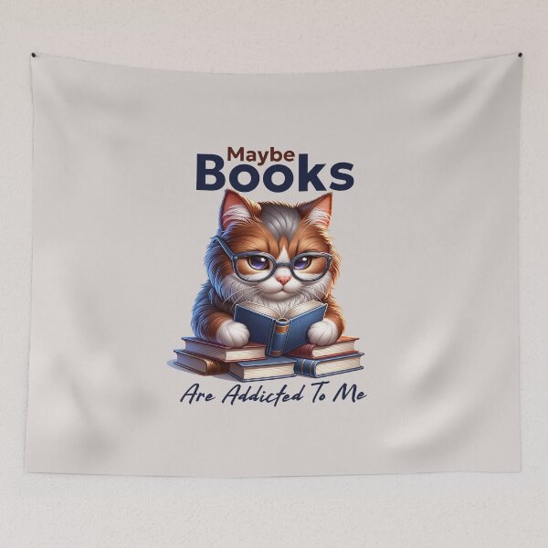 Item preview,  Maybe Books are Addicted to Me designed and sold by InspireGlow.