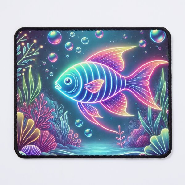 Item preview, Neon Fish – Fluorescent Beauty of the Deep Sea designed and sold by AmigosFurEver.