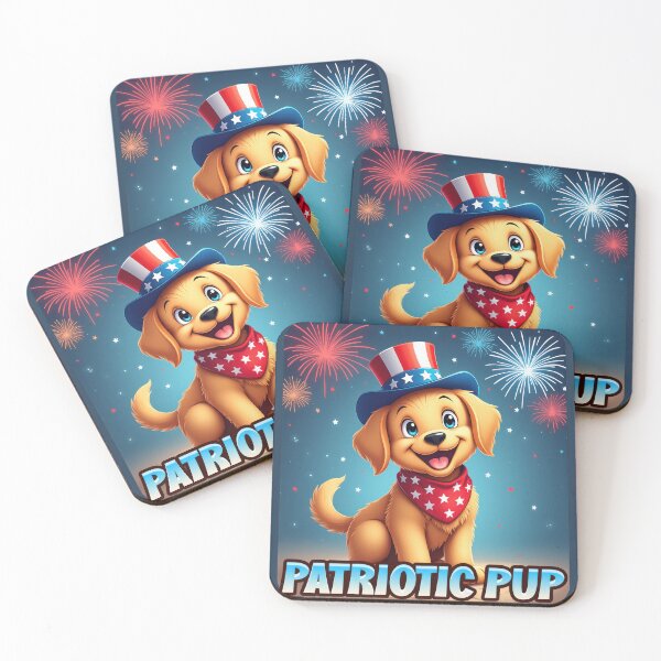 Item preview, Patriotic Pup Parade (4th of July) designed and sold by duke818.