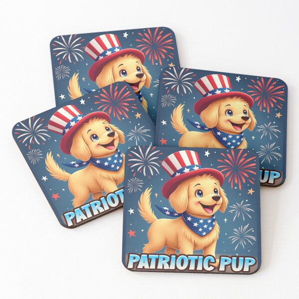 Item preview, Patriotic Pup Parade (4th of July) designed and sold by duke818.